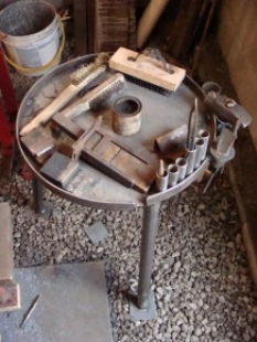 Tool Table from Scrap Plate