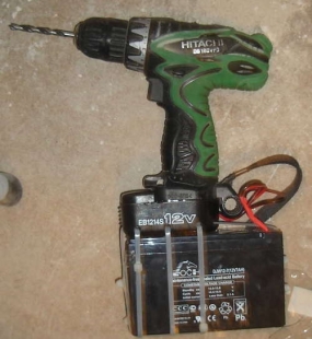 Modified Battery for Cordless Drill