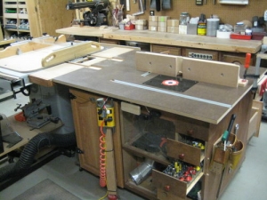 Router Table and Outfeed
