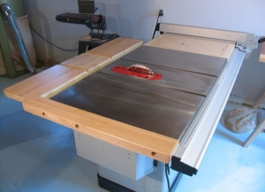 Table Saw Outfeed and Side Extension