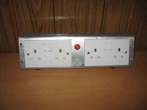 Grounded Bench Power Outlet