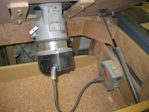 Router Table Gas Lift