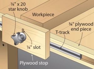 Workbench End Stop