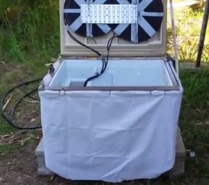 Evaporative Solar Refrigerator