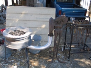 Homemade Blacksmith Forge - HomemadeTools.net