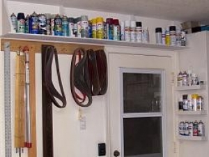 Paint Can Storage Shelf