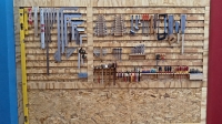 French Cleat Tool Storage Wall