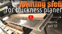 Thickness Planer Jointing Sled