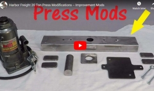 Harbor Freight Press Modifications