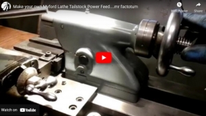 Tailstock Power Feed