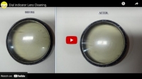 Dial Indicator Lens Cleaning Method