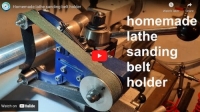Lathe Sanding Belt Holder