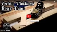 Hand Plane Thicknessing Jig