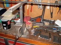 Vise-Mounted Drill Press Stand