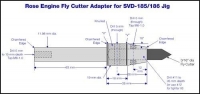 Rose Engine Fly Cutter Adapter