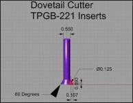 Indexable Dovetail Cutter