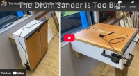 Drum Sander Storage Solution