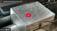 Shaping and Knurling Method