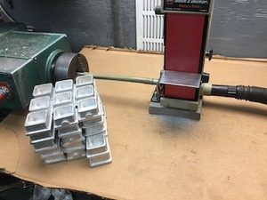 Belt Sander Lathe Mount