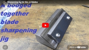 Planer Blade Sharpening Jig