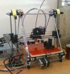 Hand-built Prusa Mendel 3D Printer