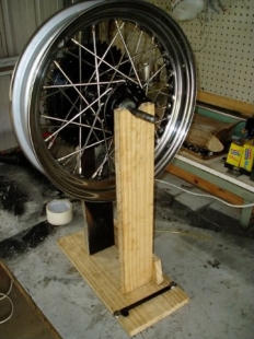 Homemade Wheel Truing Stand