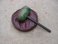 Bottle Cap Metalshaping Hammer and Leather Sandbag
