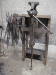 Vise and Tong Stand