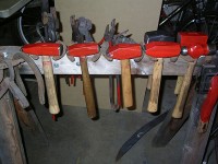Sawhorse Hammer Rack