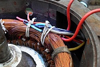 Drill Press Motor Rewiring Project