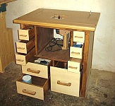Wooden Router Station