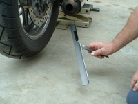 Motorcycle Wheel Alignment Tool