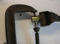 Transmission Linkage Roll Pin Removal Method