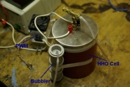Homemade Hydrogen Gas Generator