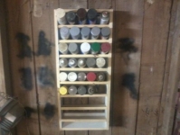 Spray Paint Rack